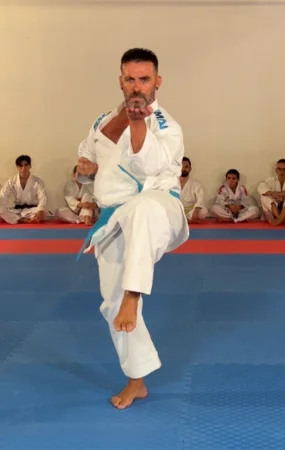 David Aparicio en karate